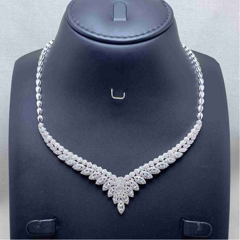 طقم فضة بدون خاتم 