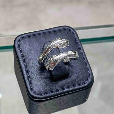 خاتم فضة نسائي