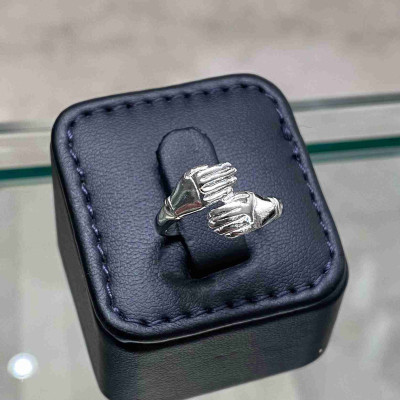 خاتم فضة نسائي